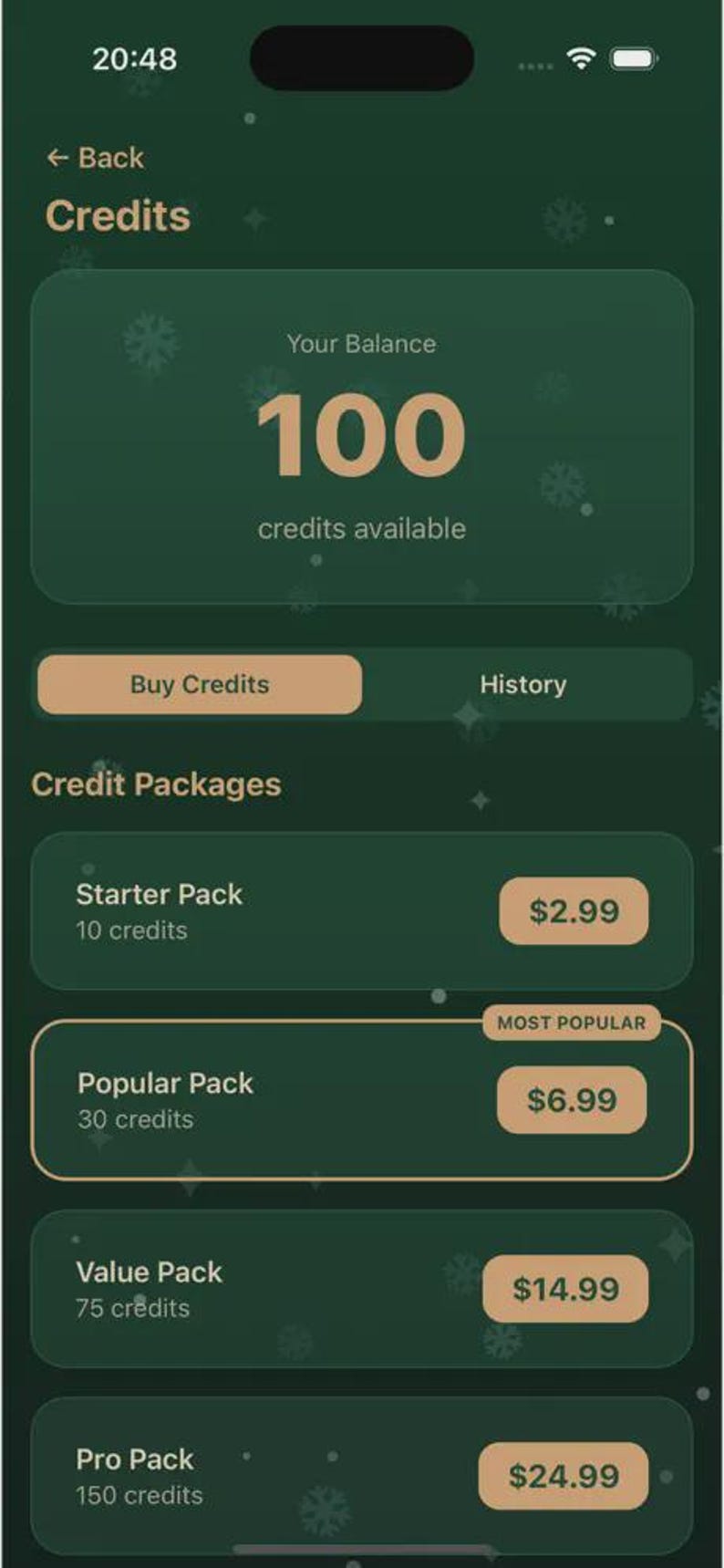Code source de Christmas AI Studio | Modèle d'application IA pour les fêtes avec React Native image 6