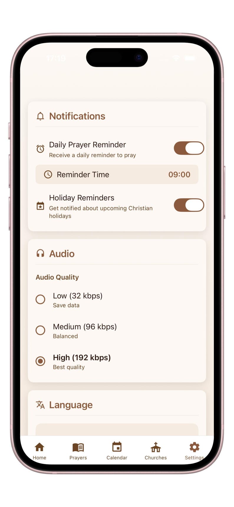 Bible Prayers App Source Code | React Native Expo Christian Faith App (Digital Download) image 6