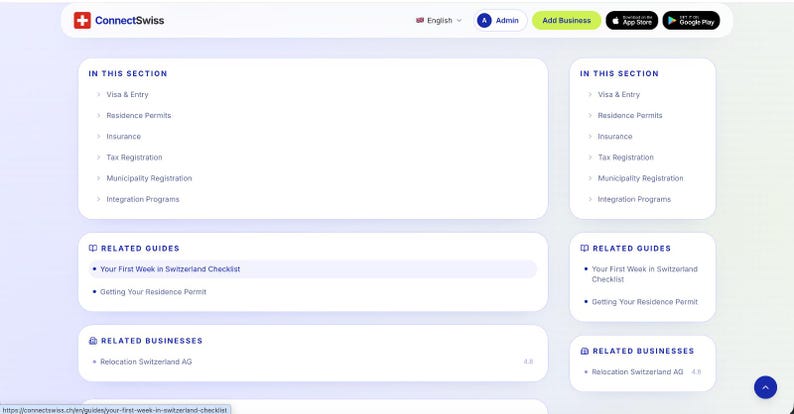 Connect Swiss App Source Code | React Native Expo Next.js Business Directory (Digital Download) image 2