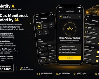 Källkod för AI-bildiagnostikapp | React Native Expo fordonsskanner (digital nedladdning)