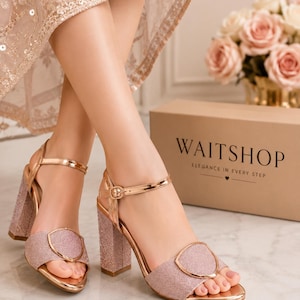 rose gold women's dress shoes Comfortable Dress Shoes Chic  Rosegold [SALE]