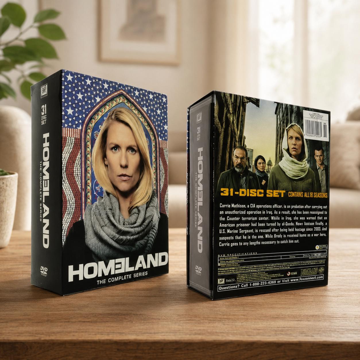 Homeland Complete Series DVD Box Set, 31 Disc Crime Thriller