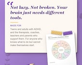 Who the toolkit is for: teens and adults with ADHD and the therapists, coaches, teachers and parents who support them