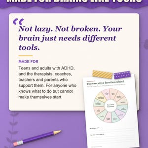 Who the toolkit is for: teens and adults with ADHD and the therapists, coaches, teachers and parents who support them
