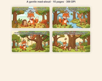 Rufus e l'uccellino perduto - Libro illustrato stampabile in PDF (download digitale) - Età 5-7 anni