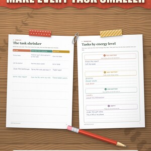 Task shrinker and tasks by energy level, make every task smaller