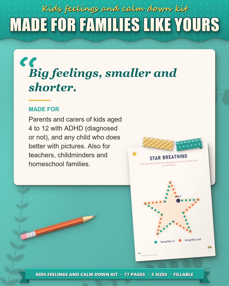 Made for parents, carers, teachers and school counsellors of kids aged 4 to 12