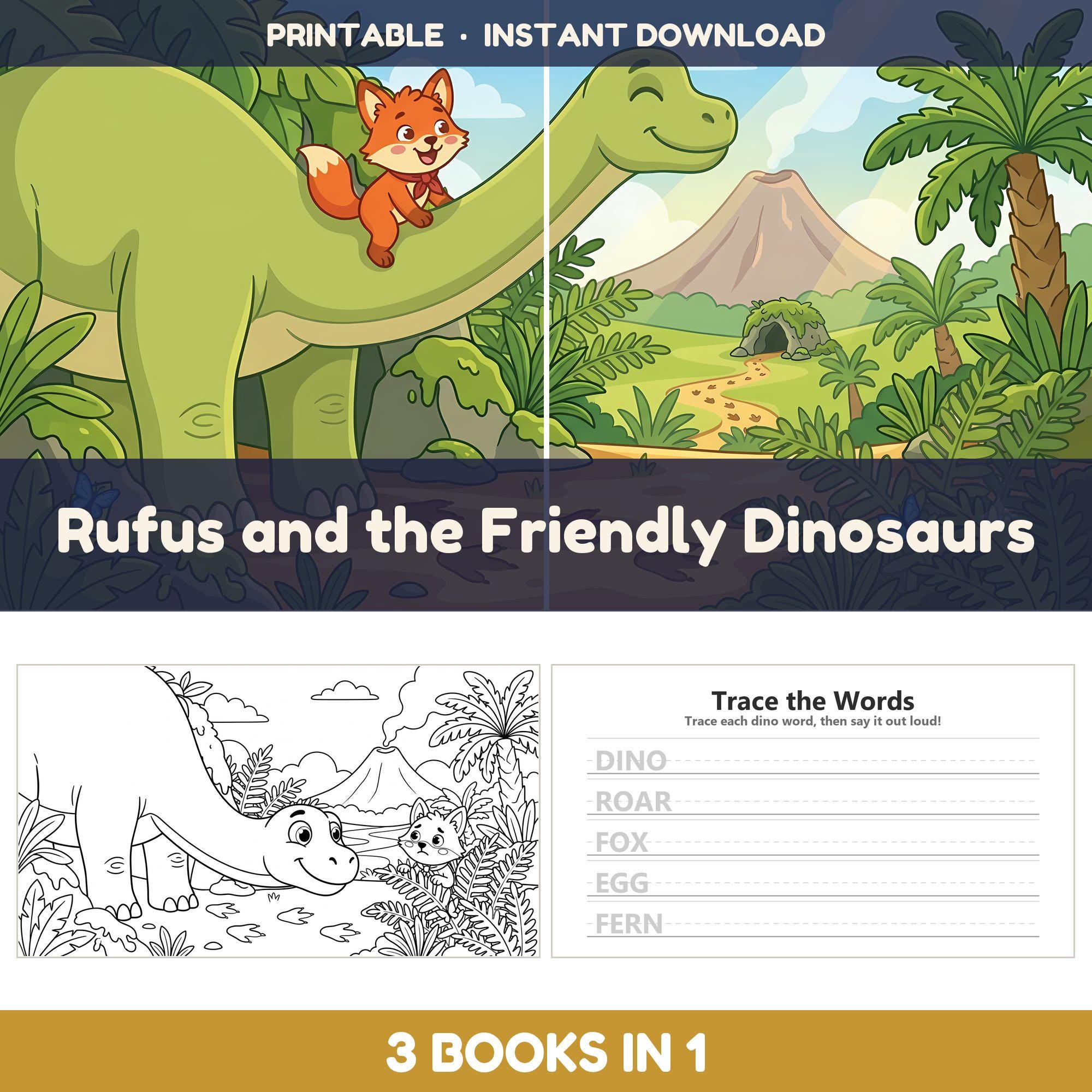Rufus and the Friendly Dinosaurs — 3-in-1 Bundle