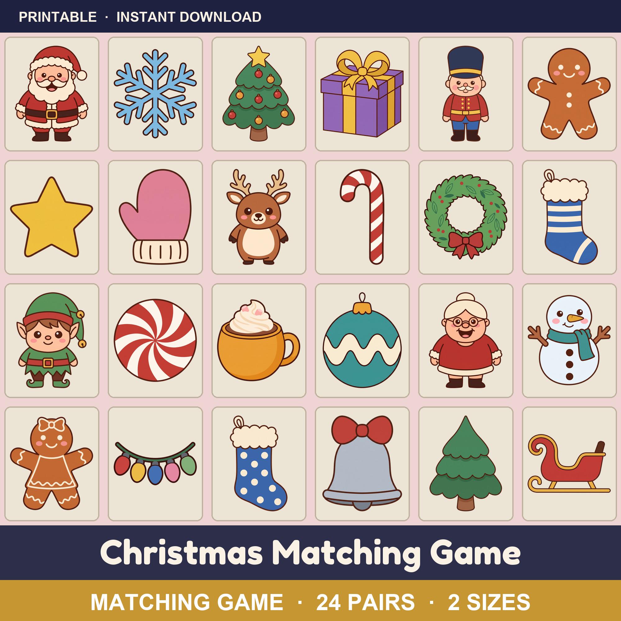 Christmas Matching Game