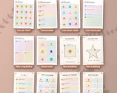 What's inside the feelings and calm down kit: 12 of the 77 pages