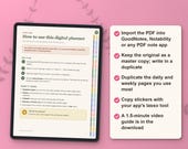 How to set up the digital planner in GoodNotes or Notability in two minutes