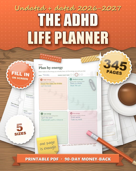 ADHD Life Planner — Calm