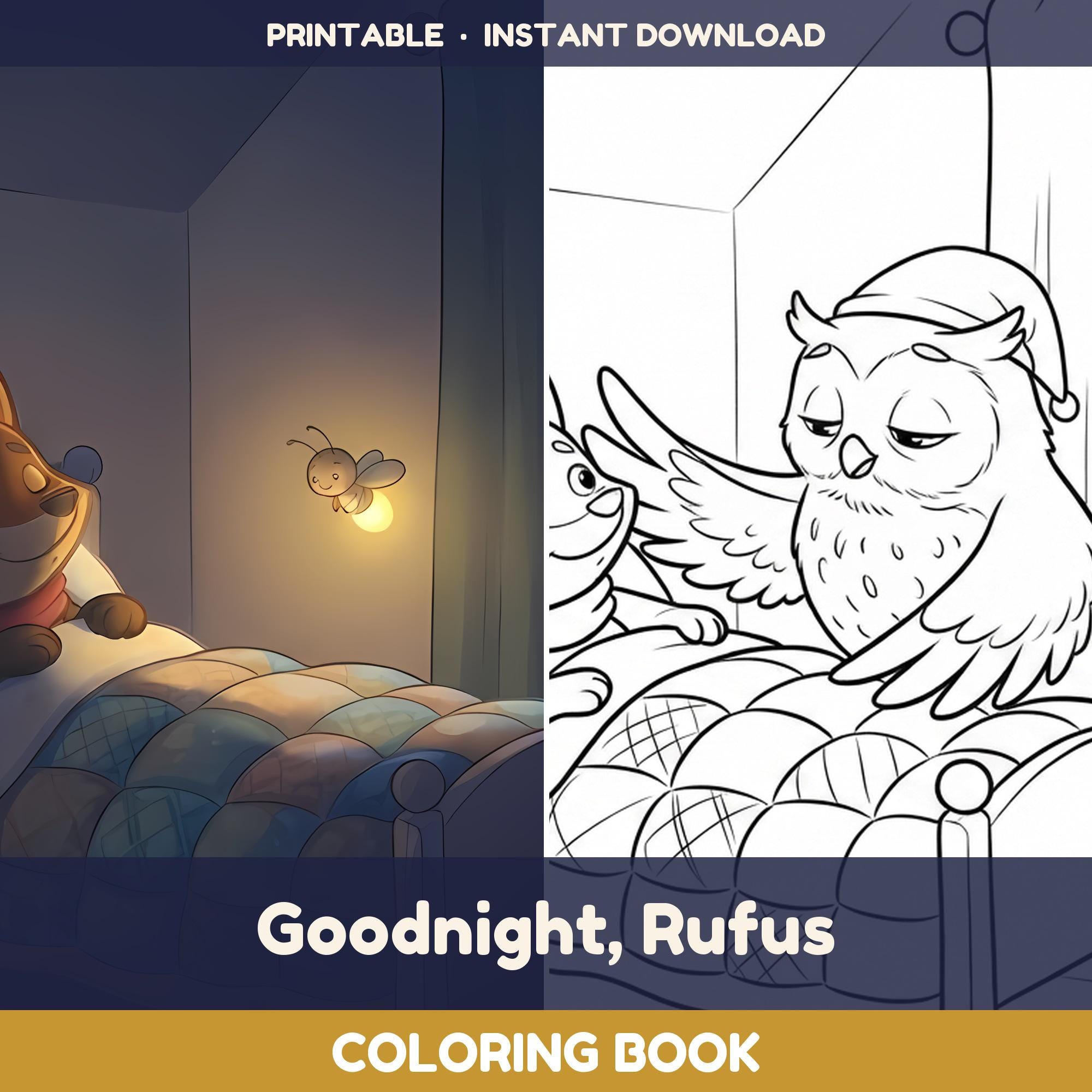 Goodnight Rufus — Coloring Book