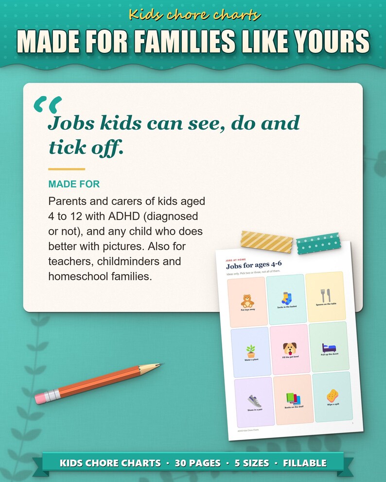 Made for parents and carers of kids aged 4 to 12, teachers and homeschool families