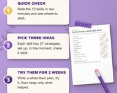 How the executive function toolkit works: quick check, pick three ideas, try them for two weeks