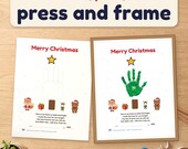 Christmas handprint art printable - image - image 4