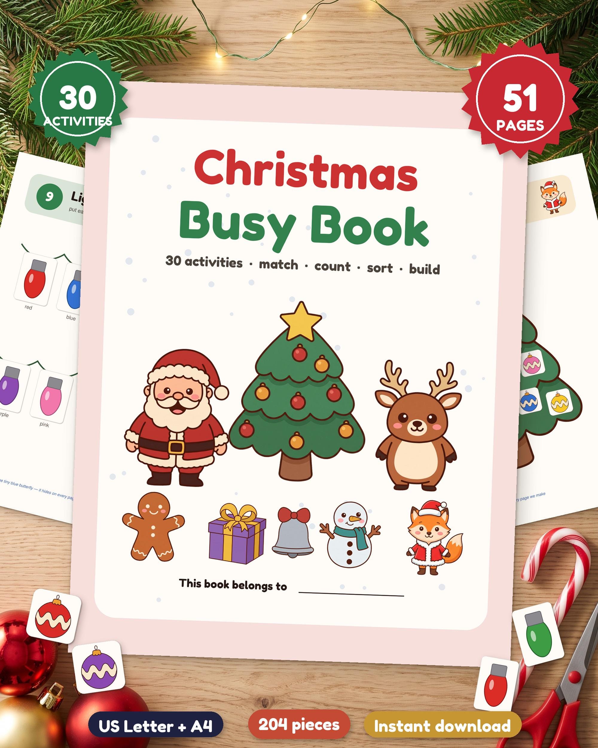 Christmas Busy Book