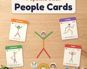 Popsicle Stick People Cards — photo 1