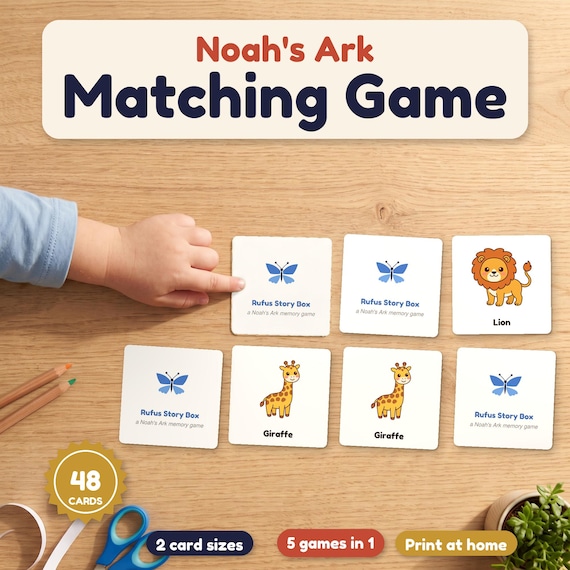 Noah's Ark Matching Game