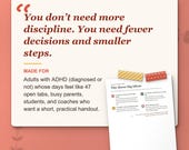 Who the survival kit is for: adults with ADHD whose days feel like 47 open tabs