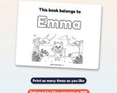 Personalized Coloring Book — Animals — photo 10
