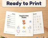 Popsicle Stick Shape Cards — photo 4