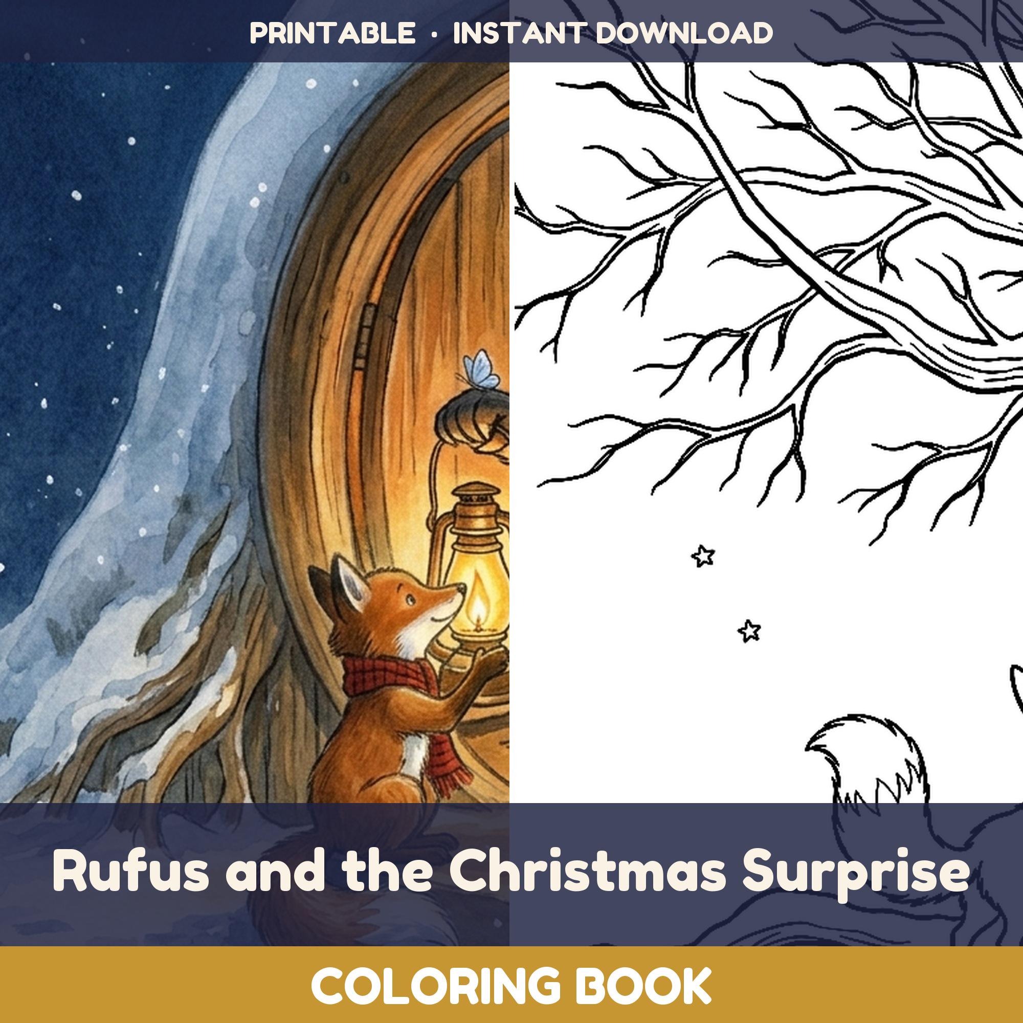 Rufus and the Christmas Surprise — Coloring Book