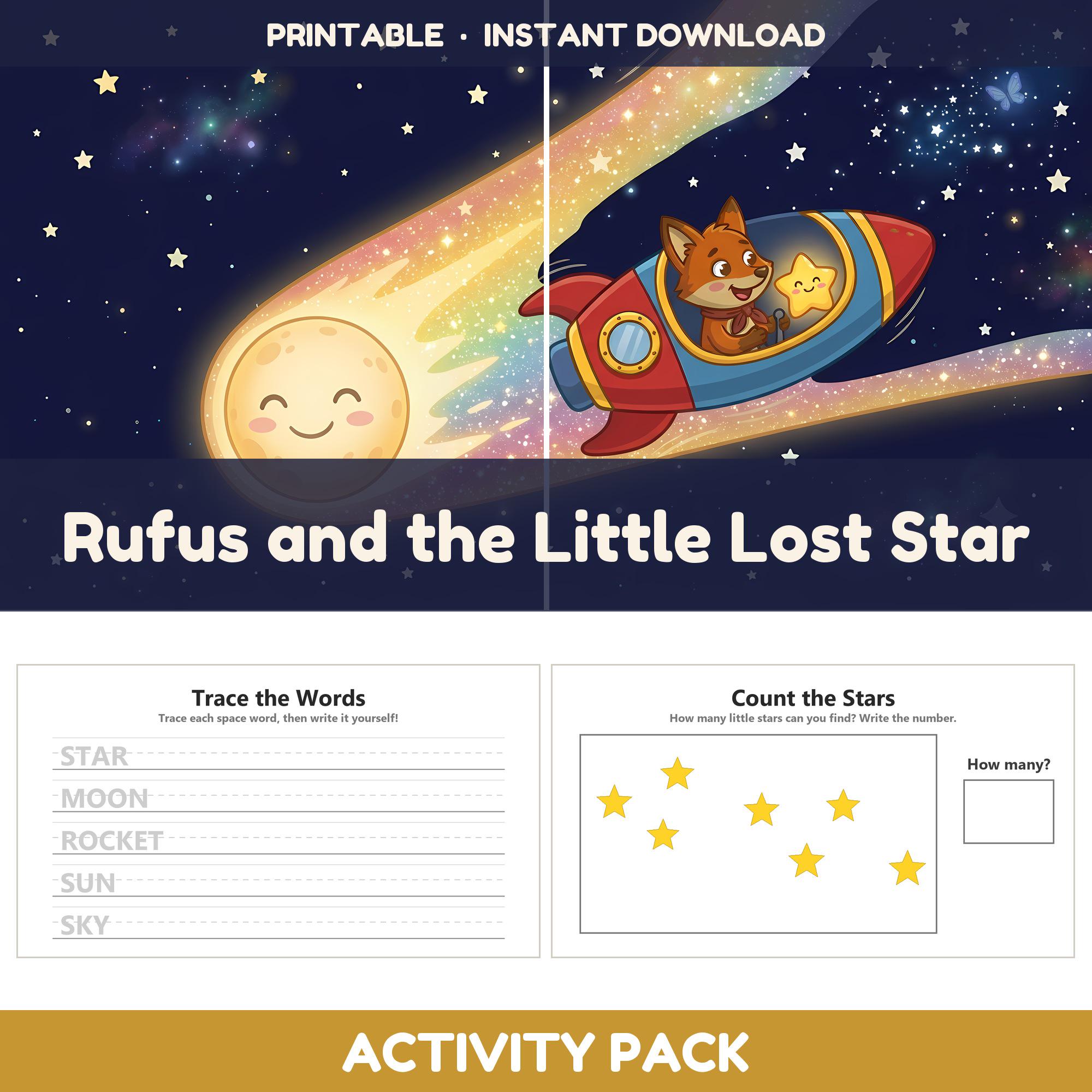 Rufus and the Little Lost Star — Activity Pack