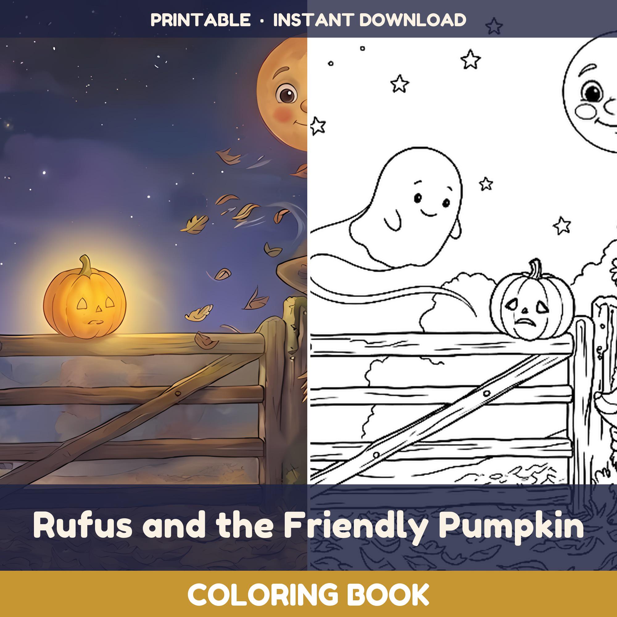 Rufus and the Friendly Pumpkin — Coloring Book
