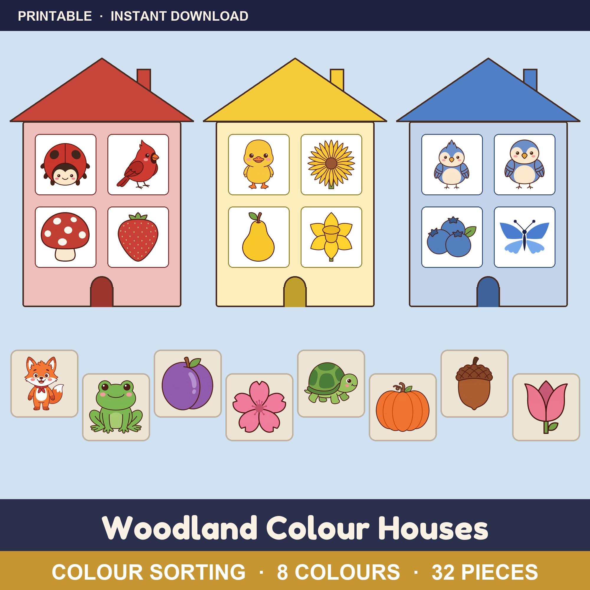 Woodland Colour Houses