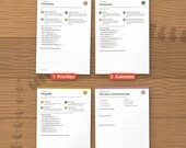 Four short sections of the survival kit: prioritize, automate, simplify and bad-day rescue