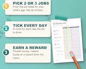 How it works: pick 2 or 3 jobs, tick every day, earn a reward