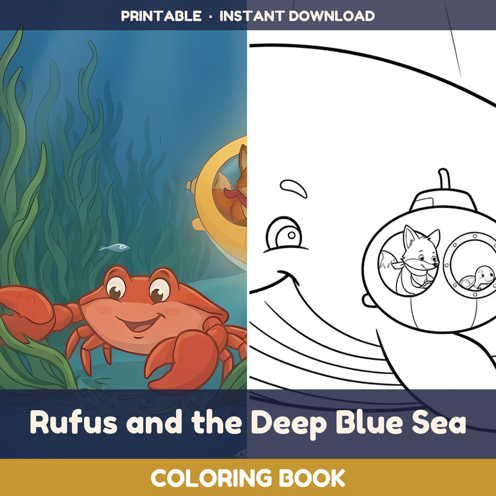 Rufus and the Deep Blue Sea — Coloring Book