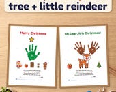Christmas handprint art printable - image - image 5