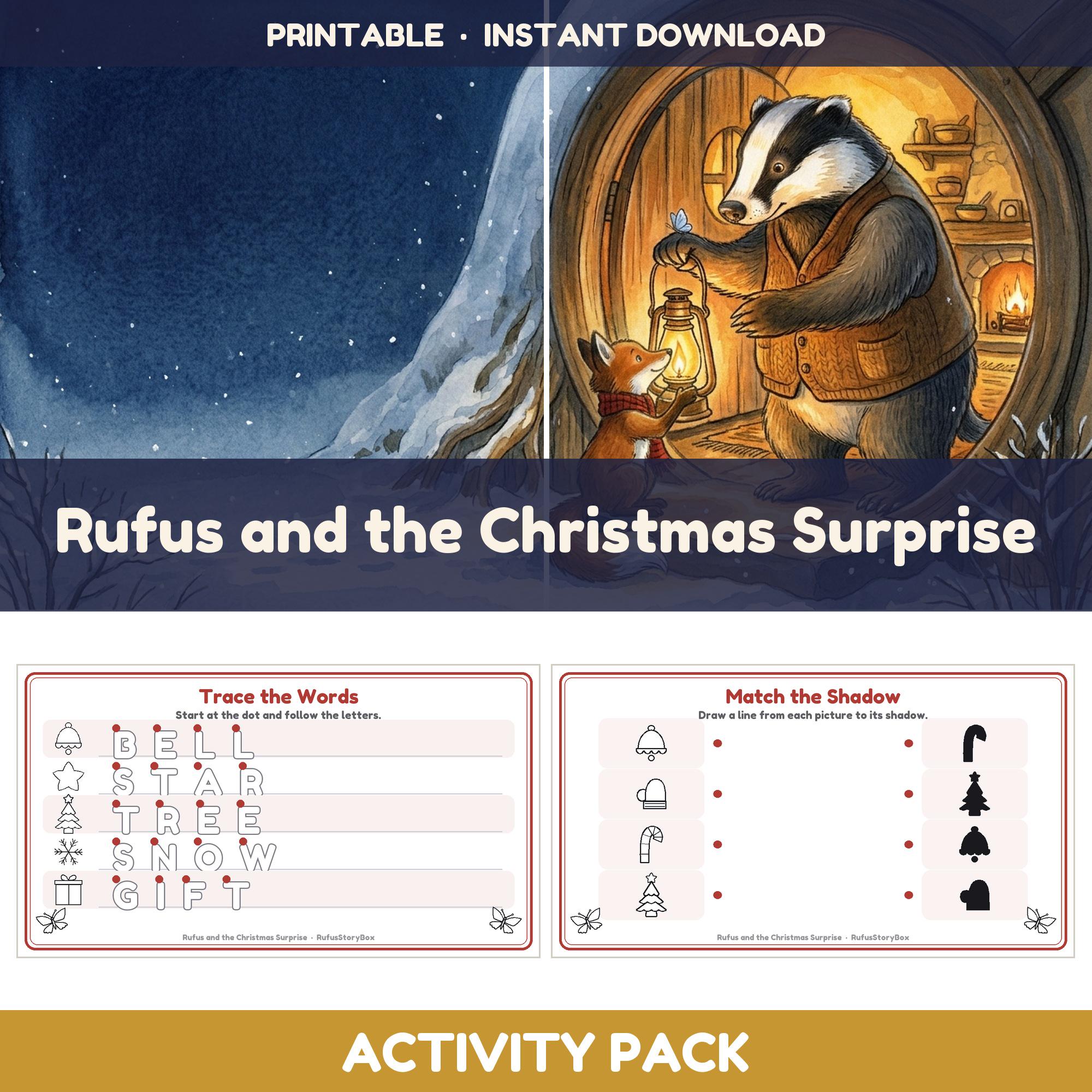 Rufus and the Christmas Surprise — Activity Pack