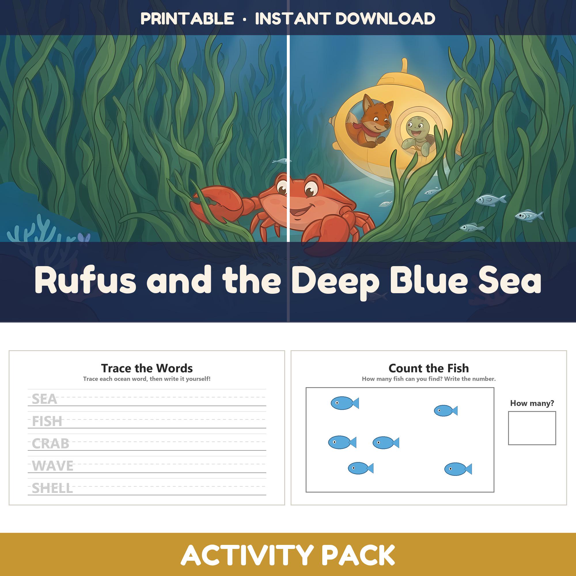 Rufus and the Deep Blue Sea — Activity Pack