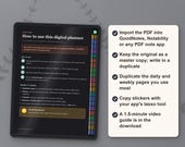 How to set up the digital planner in GoodNotes or Notability in two minutes