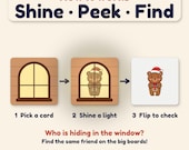 Christmas flashlight game printable - image - image 3