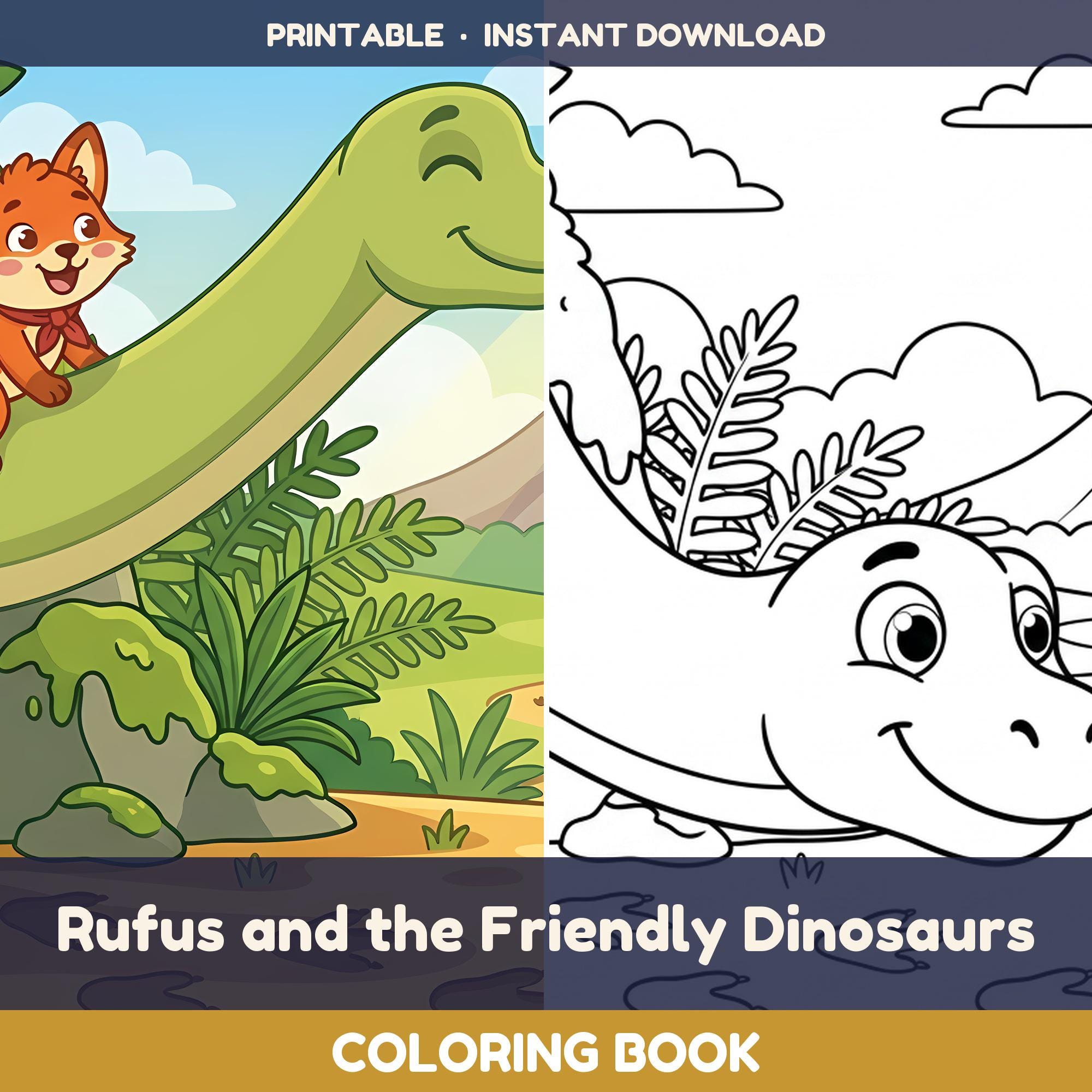 Rufus and the Friendly Dinosaurs — Coloring Book