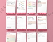 What's inside the ADHD burnout recovery guide: 12 of the 31 pages, from the burnout cycle to the 30-day recovery tracker