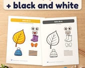 Autumn leaf craft for kids printable - image - image 4