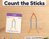 Popsicle Stick Shape Cards — photo 3