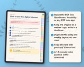 How to set up the digital planner in GoodNotes or Notability in two minutes