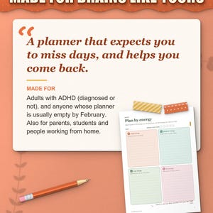 ADHD Planner 2026 2027 2028 Printable for Adults, Dated and Undated, 599 Page Fillable PDF, Daily Weekly Monthly Pages, Dopamine Menu image 14