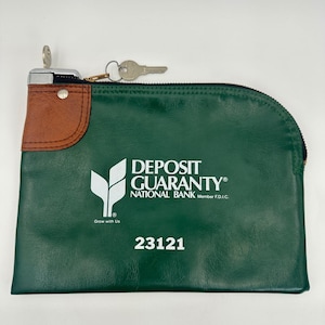 Vintage Bank Deposit Bags - Etsy