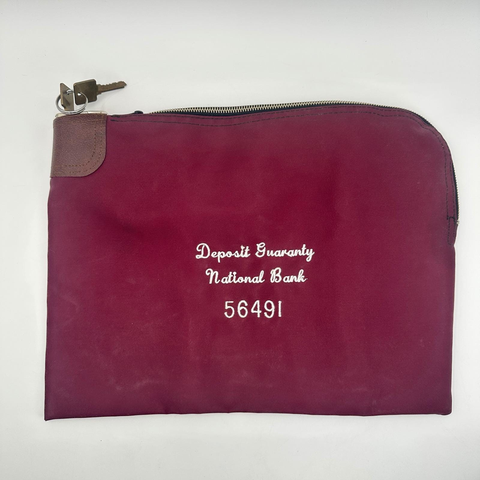 Vintage Bank Bag With Key - Etsy
