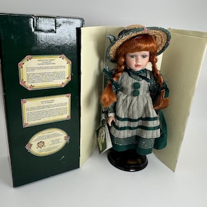 Anne of Green Gables Porcelain Doll - Etsy Canada