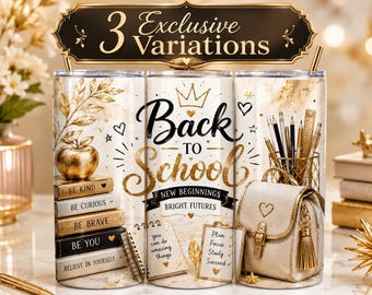 Back to School Tumbler Wrap PNG, 20oz Skinny Tumbler Design, Teacher Gift, School Supplies, Sublimation Download, Teacher Life Cup
