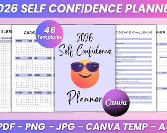 2026 Self Confidence Planner Kdp
