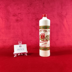 Botella Gabriel Boudier Crème de Cassis Dijon – Botella publicitaria vintage de gres